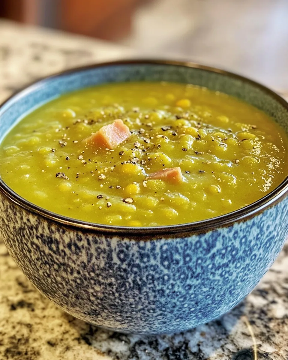 Soupe de Pois Cassés au Jambon