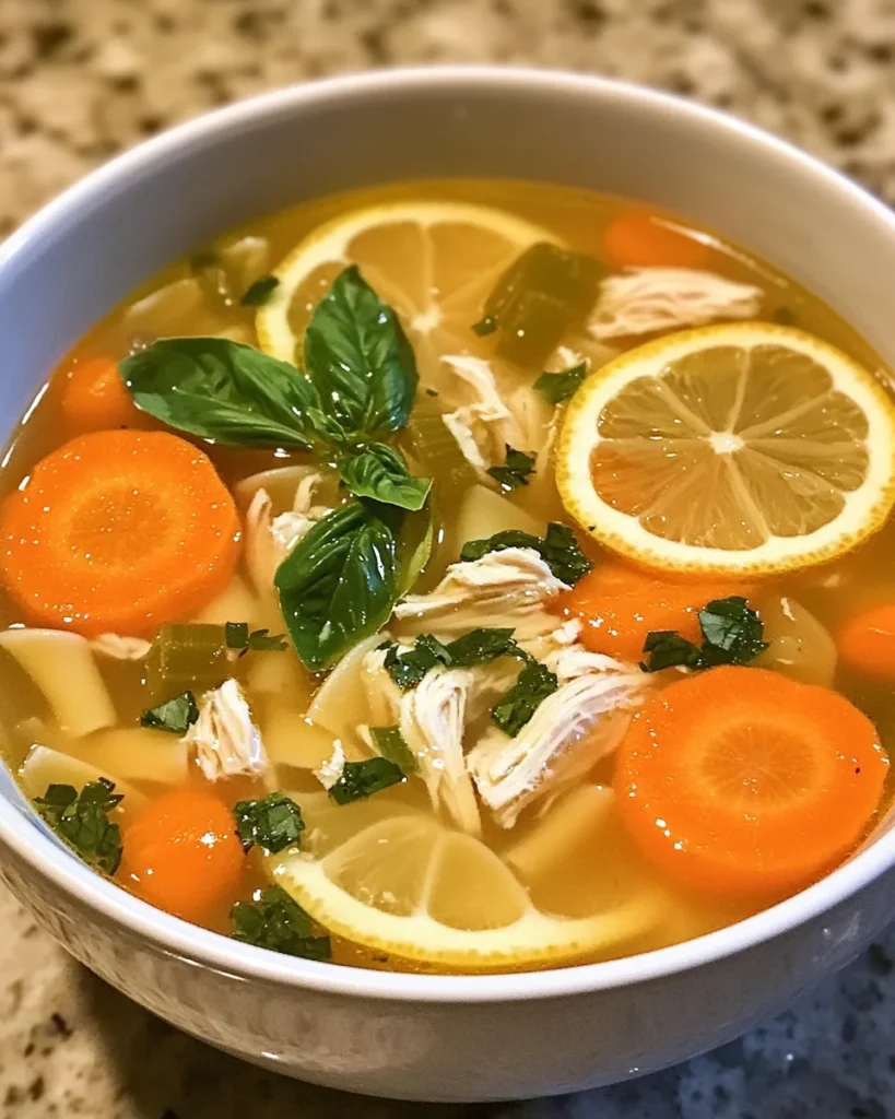 Soupe de Poulet aux Nouilles