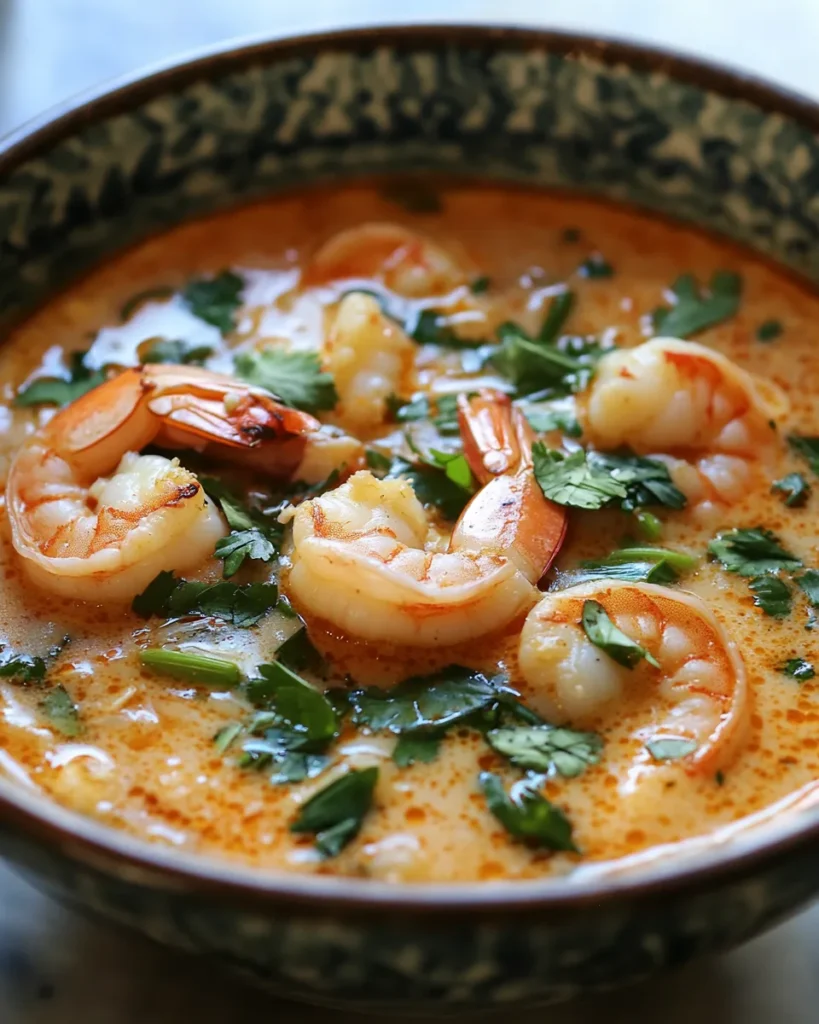 Soupe Thaïlandaise au Lait de Coco