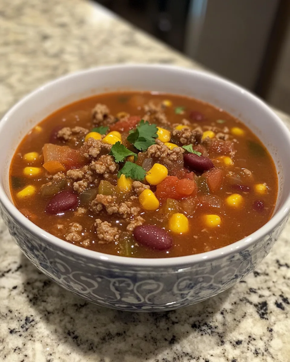 Soupe Taco à la Mijoteuse