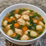 Soupe de Poulet et Gnocchis