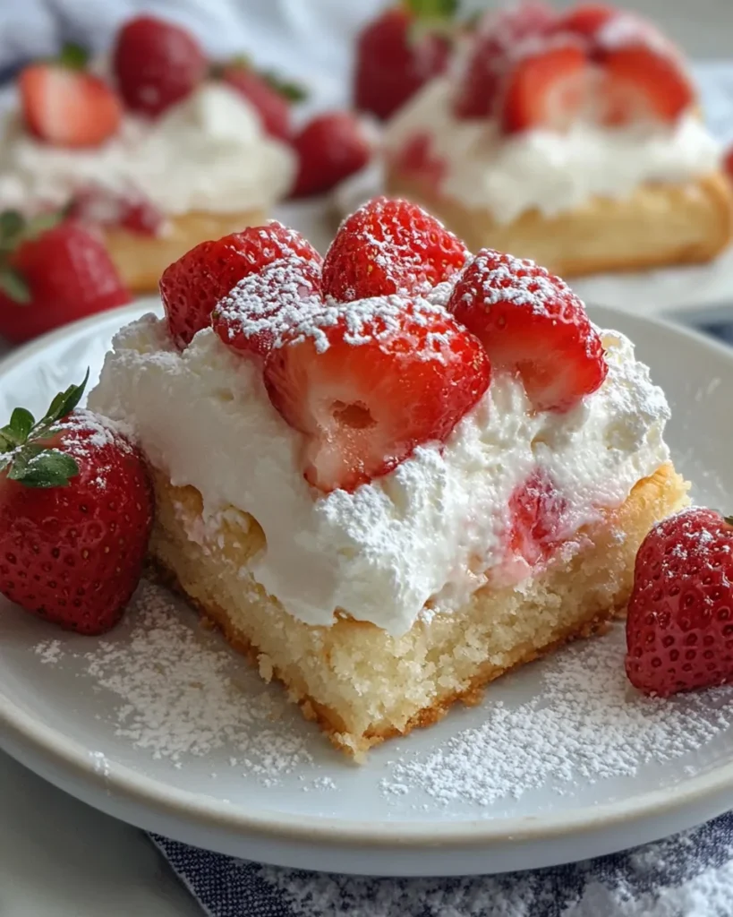 Dessert aux Twinkies aux Fraises