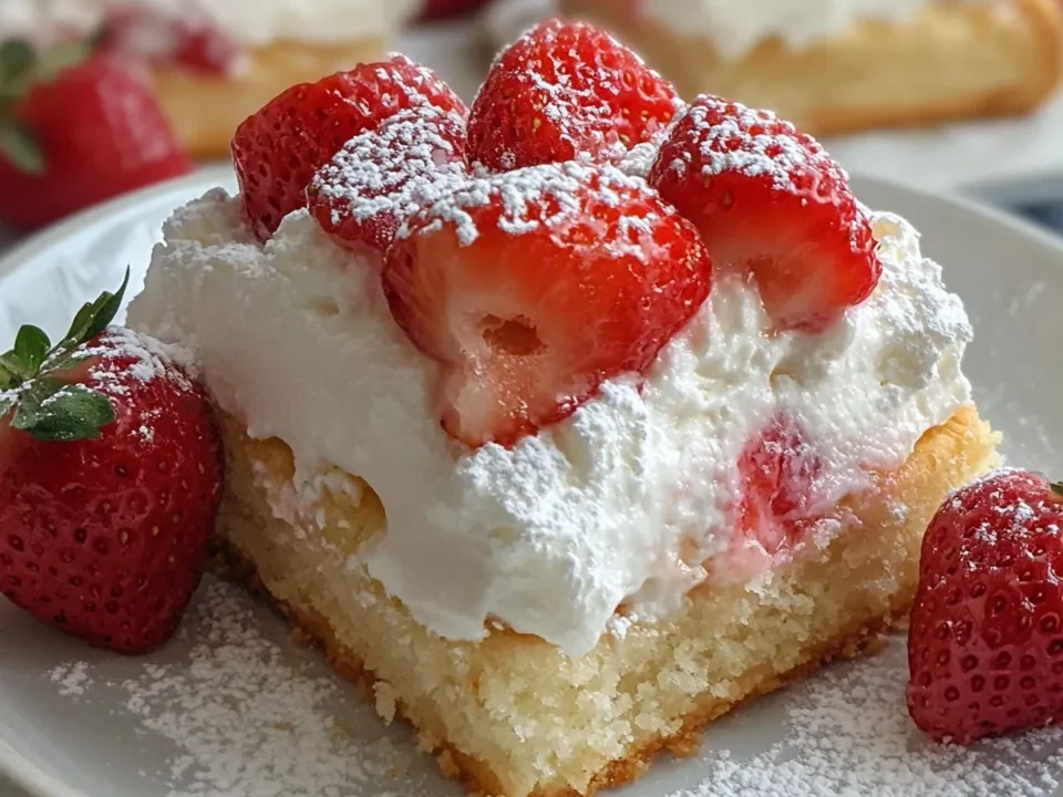 Dessert aux Twinkies aux Fraises
