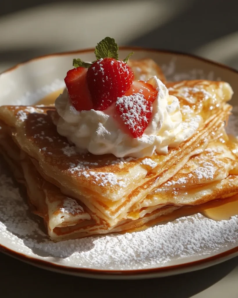 Crêpes Sucrées