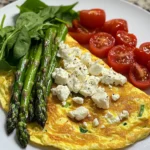 Omelette Grecque aux Asperges et Feta