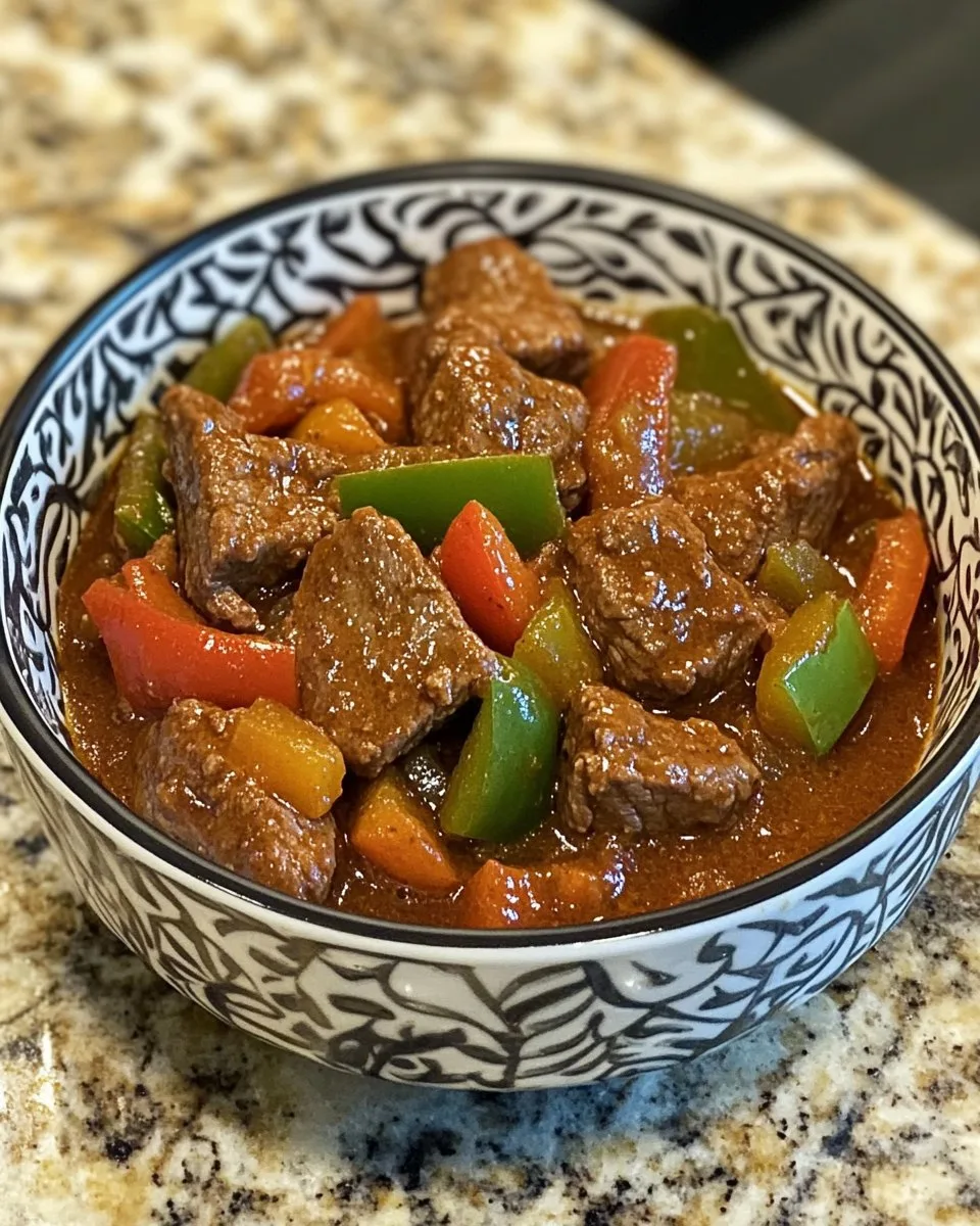 Poêlée de Bœuf aux Poivrons