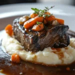 Rôti de Boeuf Braisé avec Purée de Pommes de Terre