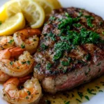 Surf and Turf de Lujo (Carne y Camarones)