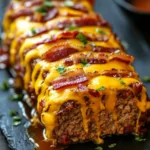 Pain de viande au fromage et au bacon