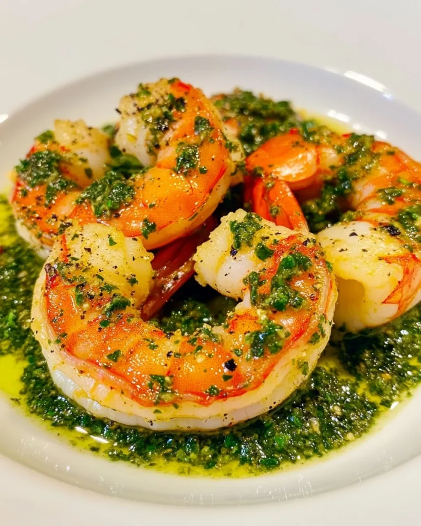Crevettes au Chimichurri