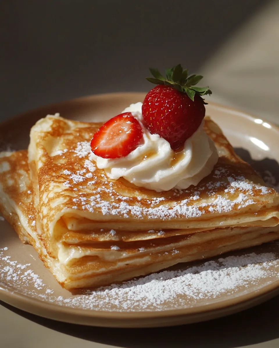 Crêpes Sucrées