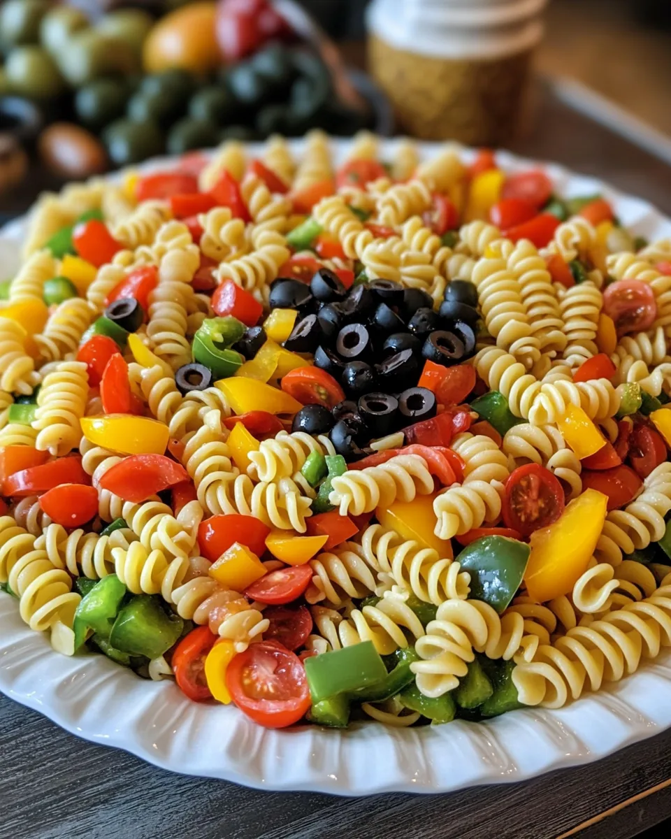 Salade de Pâtes Colorées