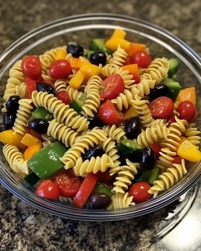 Salade de Pâtes Colorées