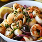 Salade de Fruits de Mer Marinés à l'Italienne
