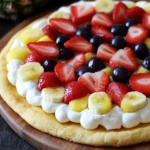 Pizza Dessert aux Fruits