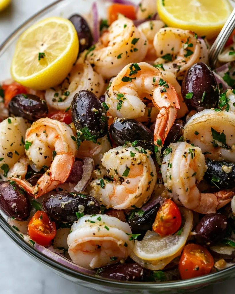 Salade de Fruits de Mer Marinés à l'Italienne