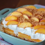 Dessert aux Pêches Fraîches