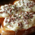Bœuf Séché Crémé sur Toast
