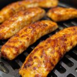Lanières de Poulet à la Friteuse à Air, un délice rapide.