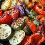 Légumes d'été rôtis à l'Airfryer, un délice sain !
